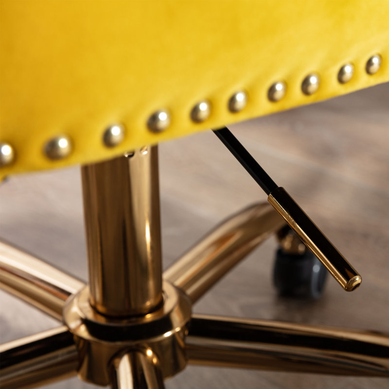 Chaise de travail gager, Jaune