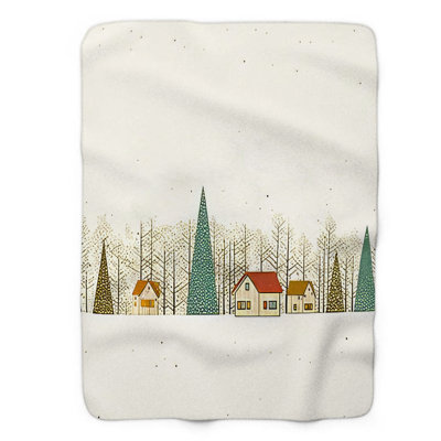Cozy Snowflakes - 1 Piece Blanket