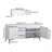Wall-Mounted Entryway Shelf With Hooks And Storage Bench Set, Modern White Shoe Cabinet With Cushion And Closed Storage
