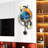 26.4"LED Silent Wall Clock Multi-Function Display Voice-Activated Wall Clock