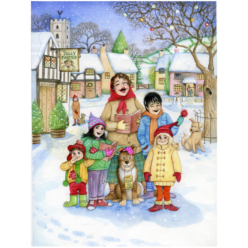 Cassilis Double Sided Polyester Christmas Garden Flag, 15" H  x 11" W