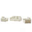 Modern 3+1+1 Seater Teddy Sofa Combo With Wooden Frame And Five Plush Cushions For Compact Living Spaces.-1582504340