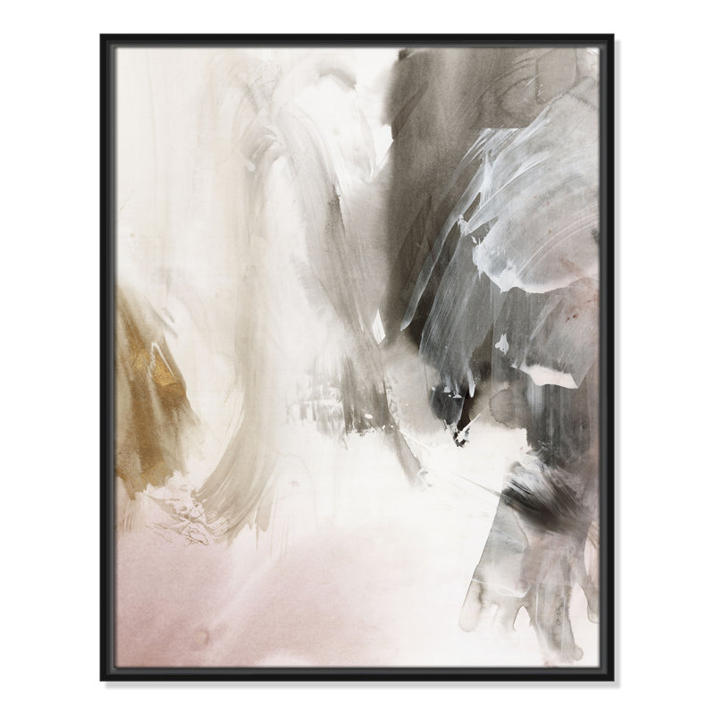 «Stratifié I» par Casa Fine Arts, H 29,5 po x l 23,5 po, Noir
