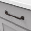 Poignée à tirer de la collection Forge - Poignée d'armoire centrale à centre de 6 5/16 po - Bronze rétro - Quincaillerie de ferme pour tiroirs et armoires (ensemble de 10)-116226275-50236015-130093104