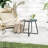 Adelynn Iron Top End Table-579526592