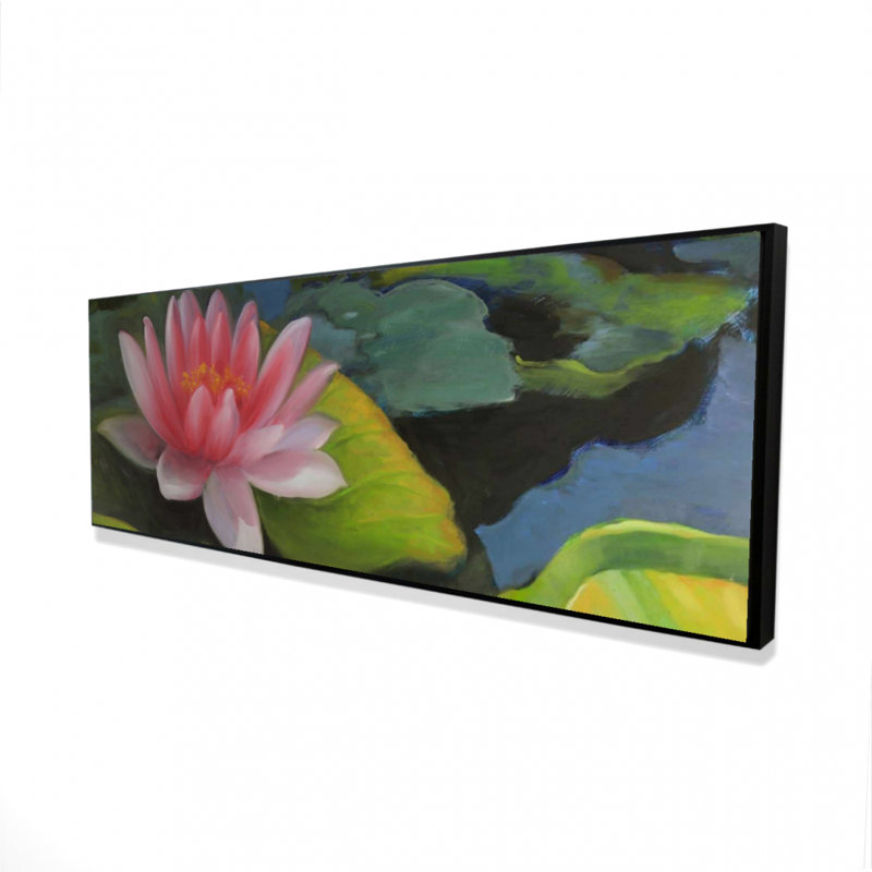 Nymphéas et fleurs de lotus sur toile