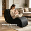 Faux Leather Chaise Lounge-122627796