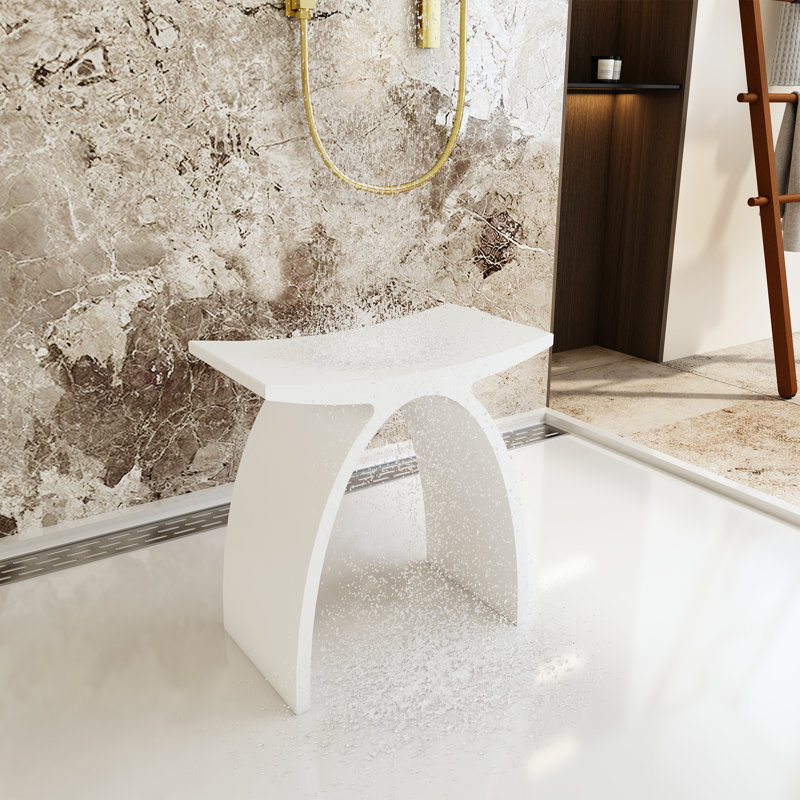 Tabouret de douche à surface solide et banc de douche Casainc