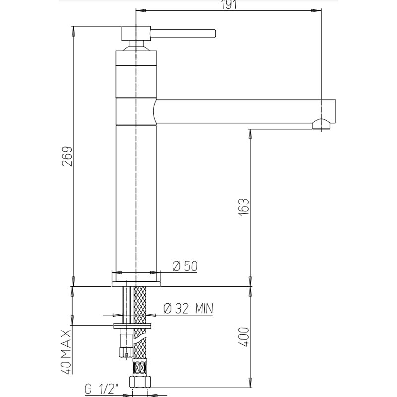Piralla Cox Kitchen Faucet