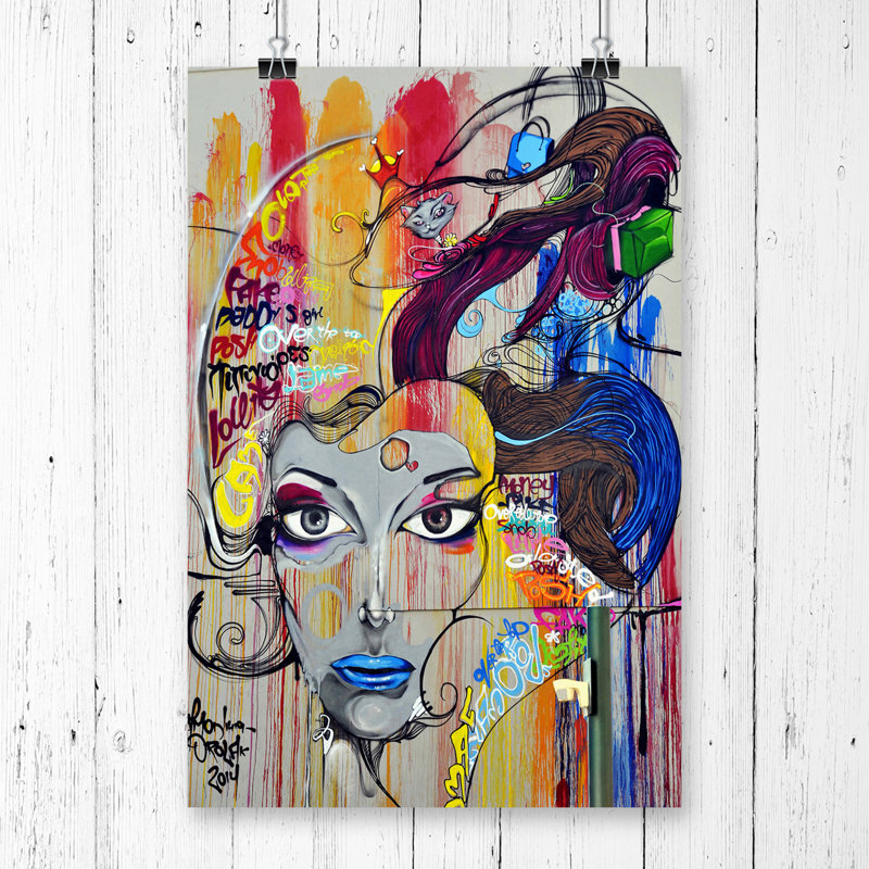 No Frame Painting, 84.1cm H x 59.4cm W