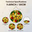 Panneau de vitrail 12 "H Star Ornaments-1119789726