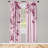 Microfiber Floral Semi-Sheer Rod Pocket Curtain Panels-61298469-61942389