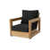 Crelake Teak 2 - Person Patio Conversation Sets with Cushions