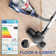 PINETAN EasyPeasy Canister Vacuum Cleaner, Bagless, Cyclone Filtration, Lightweight Design