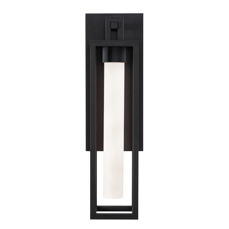Applique murale d'extérieur à DEL noire Avery - H 24 po - 25 W
