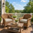 Aoodor Patio Chair Cushions Set-1809928360-1809928367
