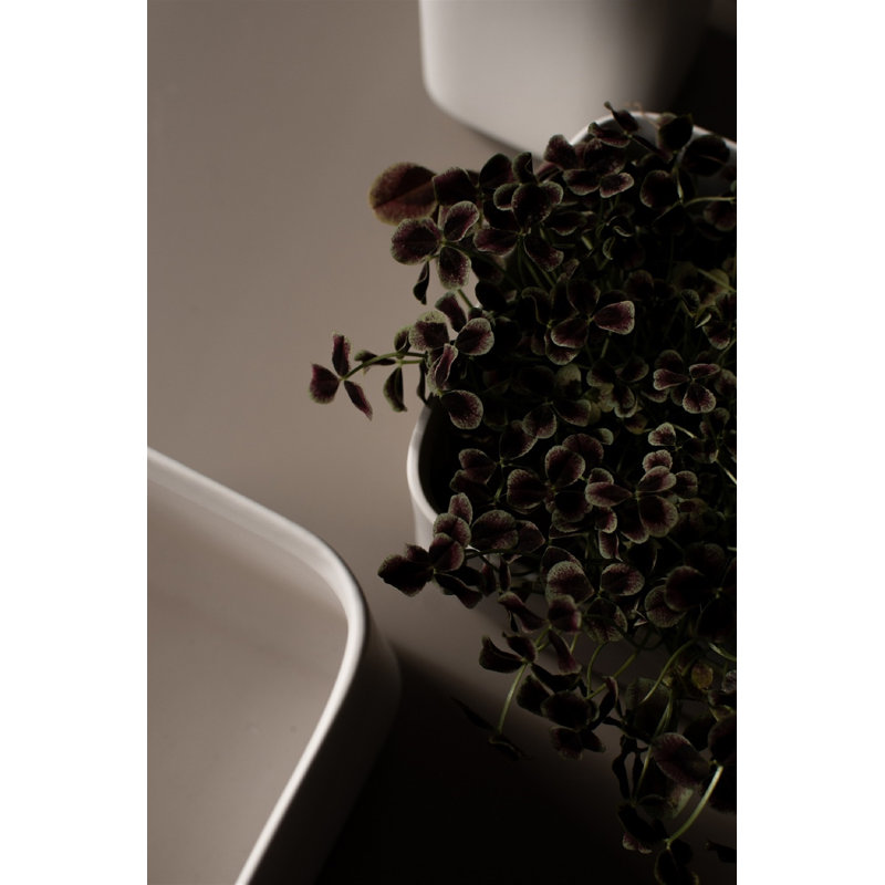 Vase de table en céramique Almand, Blanc