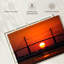 Coucher de soleil sur le pont Lilie-111859572