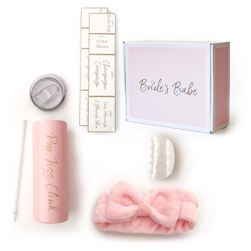 Ensemble de boîte-cadeau de demoiselle d'honneur Bride's Babe