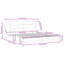 Cadre de lit vidaXL avec DEL sans matelas Hvar noir 200 x 200 cm-121202984-121202979
