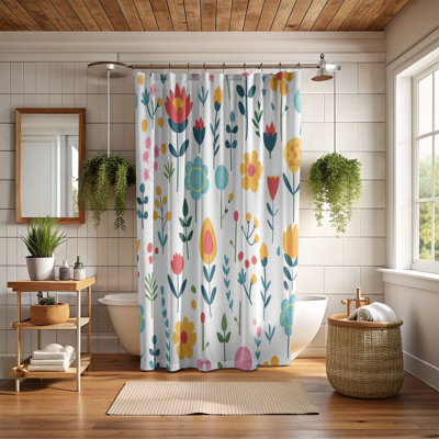 Rideau de douche Pastel Room - Premium