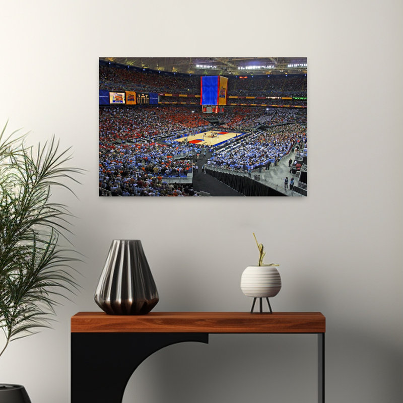 Basketball match in progress Michigan State Spartans Men's Basketball Michigan State University East Lansing Michigan USA 1 Piece Wrapped Canvas Wall Art