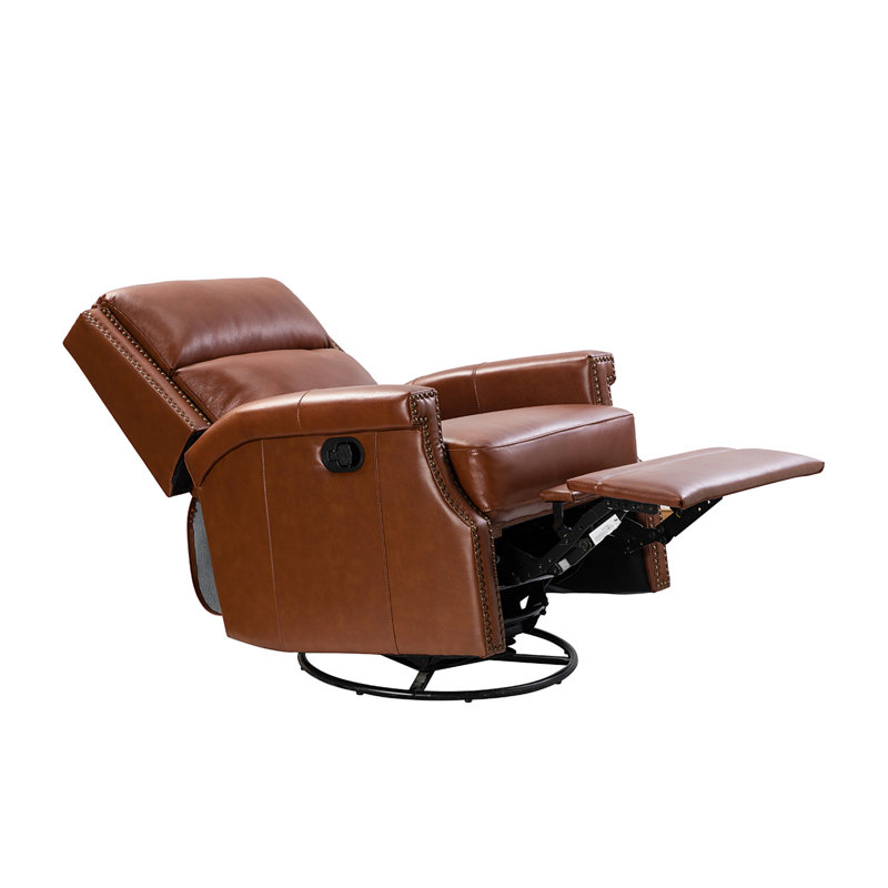 Fauteuil inclinable en cuir Nathuram