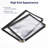 Yescom 30 Pack 8.5"X14" Menu Cover 3 Pages 6 Views Black Triple Book Style Cafe Restaurant Folder-55821767-55821766