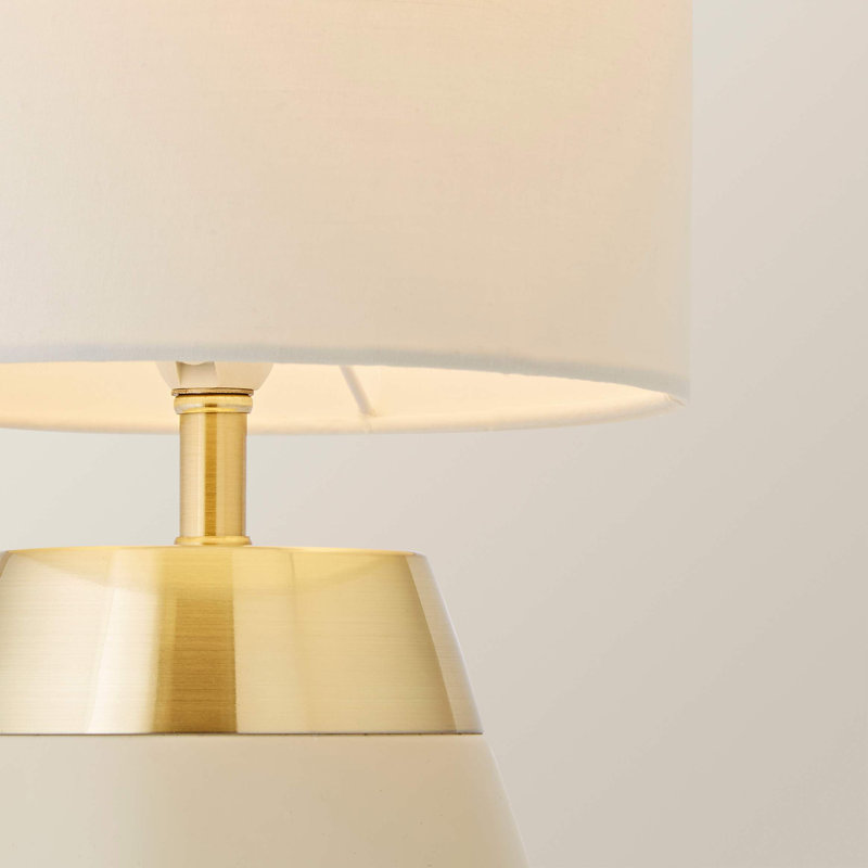 Allec Table Lamp, Cream, Cream