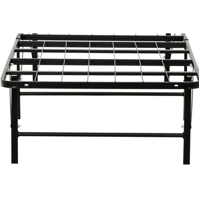 Base de lit simple en métal, base de matelas pour lit de désencombrement, espace supplémentaire