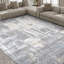 Hand Woven Silk and Wool Abstract Area Rug-70122707