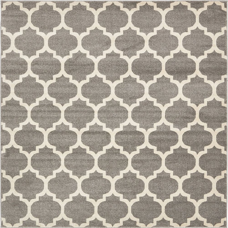 Molly Power Loom Dark Gray/Ivory Rug