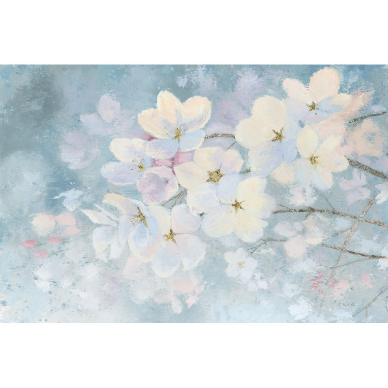 Splendid Bloom by James Wiens - Painting Print, Black Floater Framed, 30cm H x 46cm W