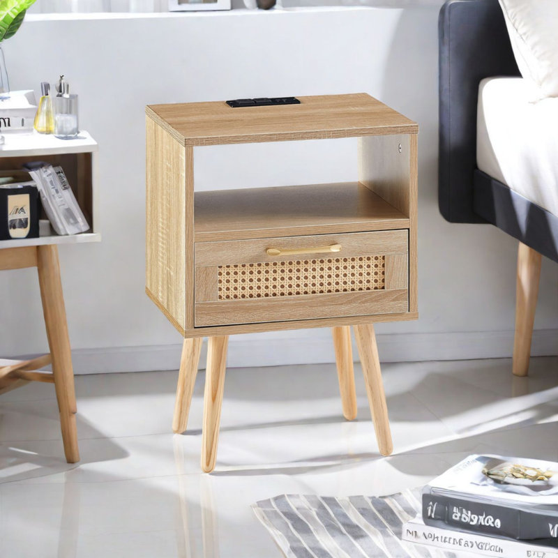 Table de bout Valcour, Bois naturel