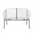 Patio Loveseat With Modern Hammock Weave-57930500
