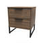 Turah 2 Drawer Bedside Cabinet (Ready Assembled)-1076759003
