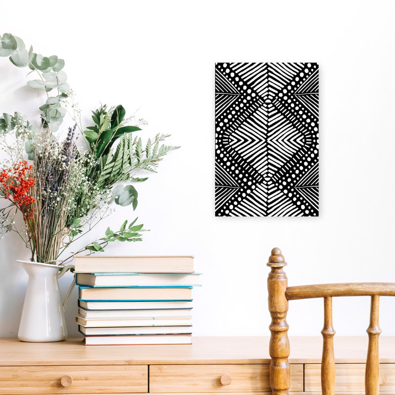 Tribal Abstract Contemporary Wall Art Print, 45.72cm H x 30.48cm W