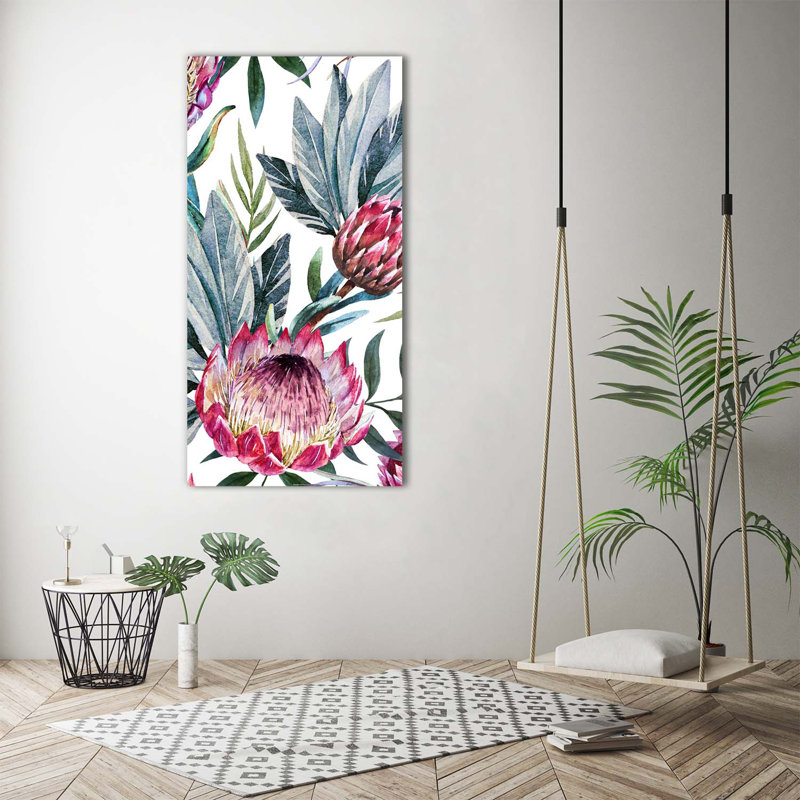 Protea - Wrapped Canvas Print