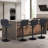 Lirah Vegan Leather Swivel Adjustable Height Upholstered Bar & Counter Stools-750099287-768059507