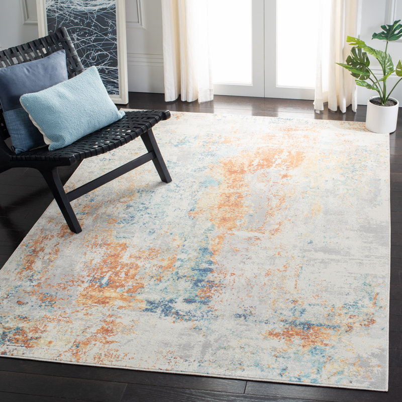 Tapis abstrait Aria Performance, Rectangle 6 pi x 9 pi