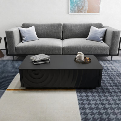 Table basse rectangulaire 47 po avec rangement