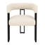 Fabric Upholstered Metal Armchair-505639106-505639104