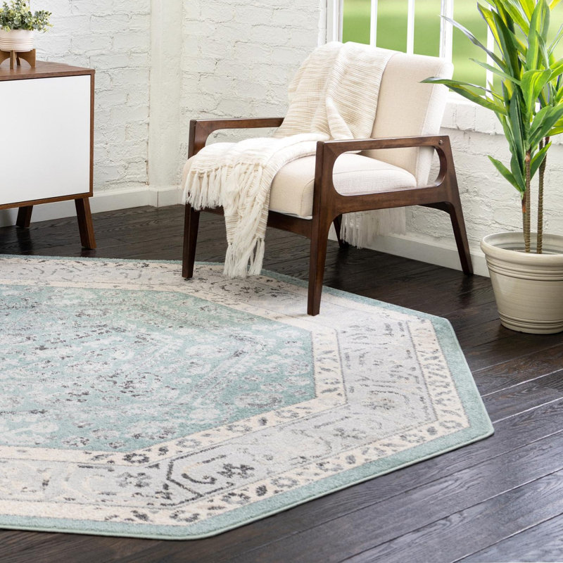 Edson Oriental Indoor Rug, Octagon 7' x 7'