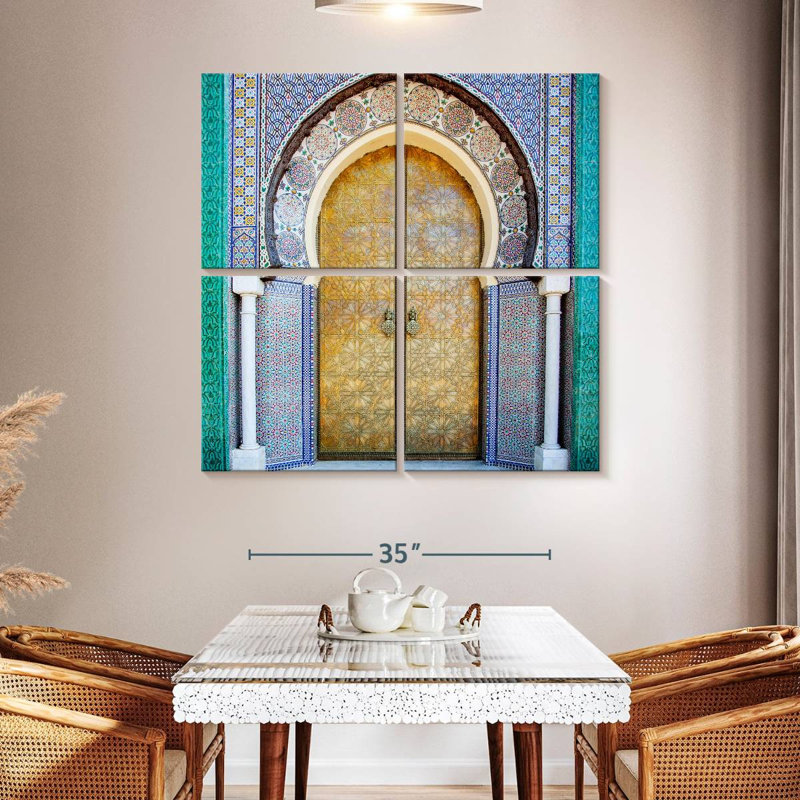 Opulent Ornate Door, 45" H x 45" W