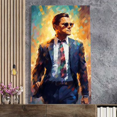 " Leonardo DiCaprio as Jordan Belfort " Acrylic Painting