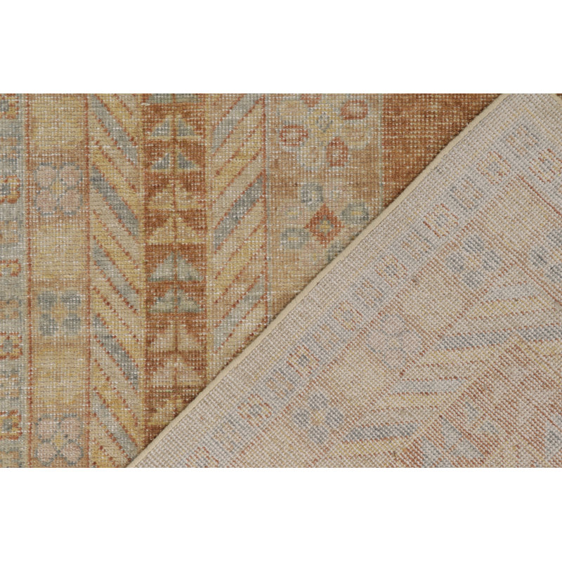Distressed Homage Wool Geometric Area Rug, Rectangle 10' x 14'