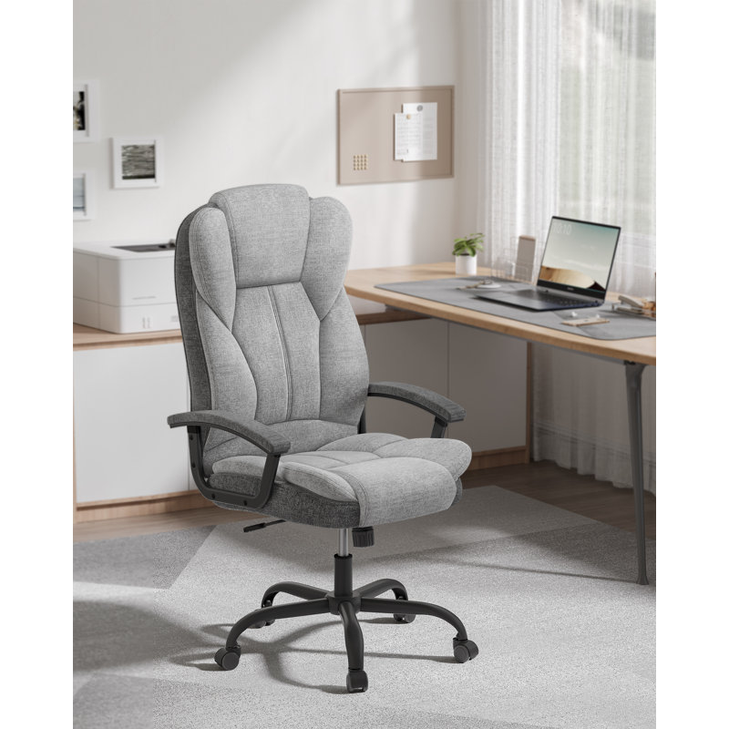17 Stories Ravya Office Chair, Grey, Grey