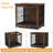 Algunde Wood Furniture Style Crate with 2 Doors-857606174