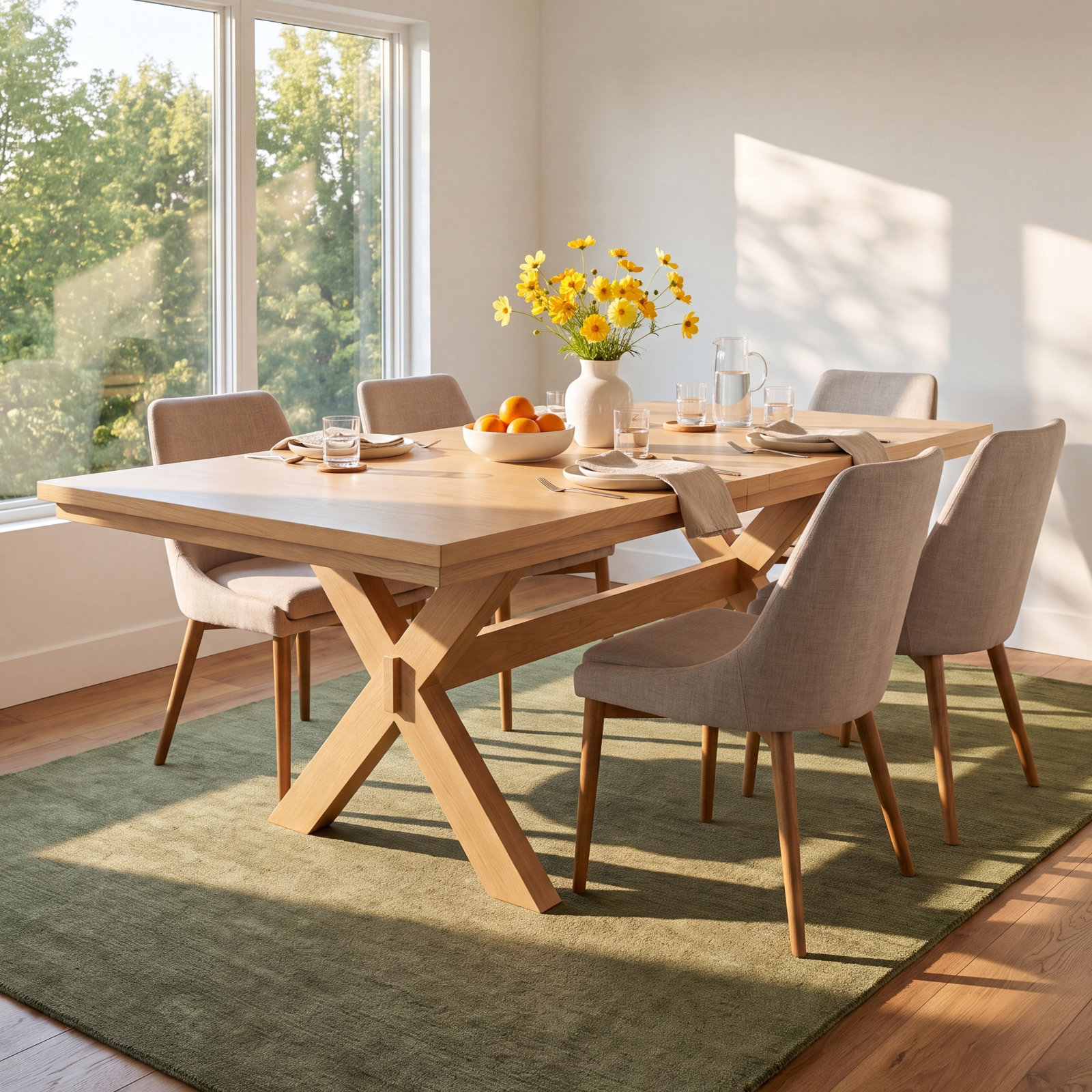 Sadler 66" Extendable Dining Table
