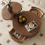 Table basse en bois massif rétro de style ancien-105974135-105974134